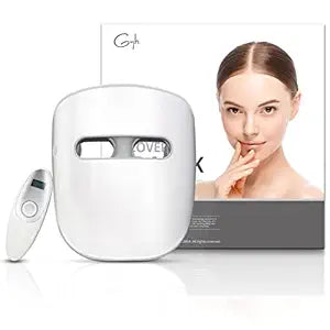 Red Light Therapy for Face, Wireless High Dose Green, Blue, Infrared Mask for Skin Care & Anti-aging