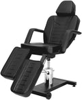 TATARTIST Hydraulic Tattoo Chair for Client Adjustable Tattoo Bed Portable Massage Table Solon Spa Chair Professional Tattoo Studio Equipment (Black)